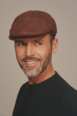 Bőr téli sapka férfi - Férfi irha téli sapka